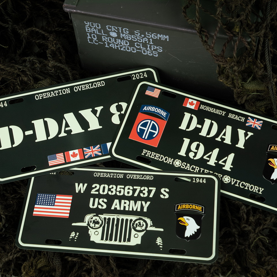 Nummerplaat D-Day 80 - Afbeelding 3