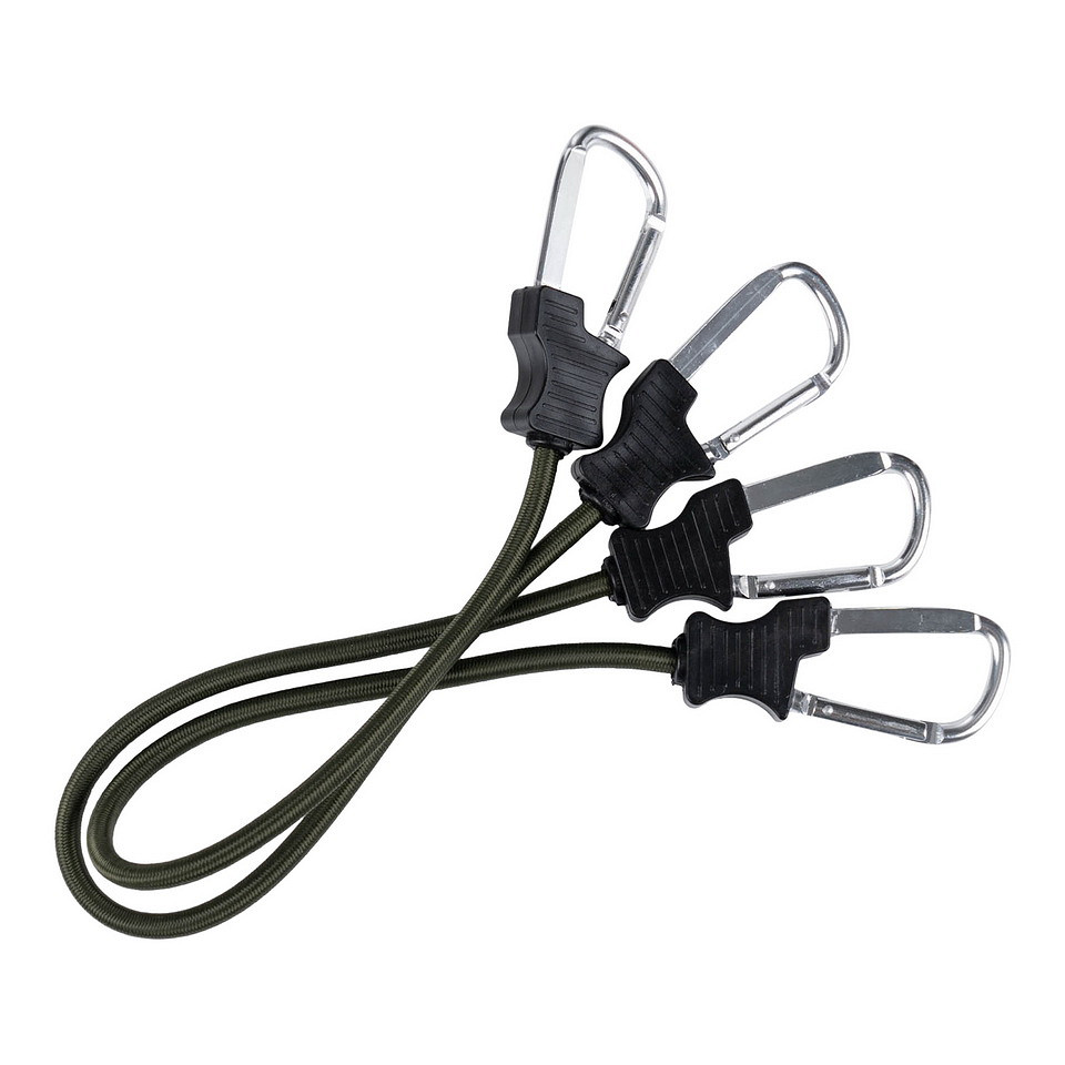 Fosco Industries Span elastiek met karabijnhaken 60 cm - Afbeelding 2