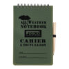 Notitieblok all weather groot met potlood Notitieblok all weather groot met potlood