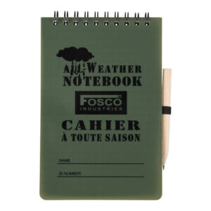Notitieblok all weather groot met potlood