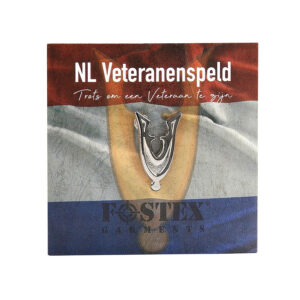 Embleem metaal Veteranen pin zilver #6094