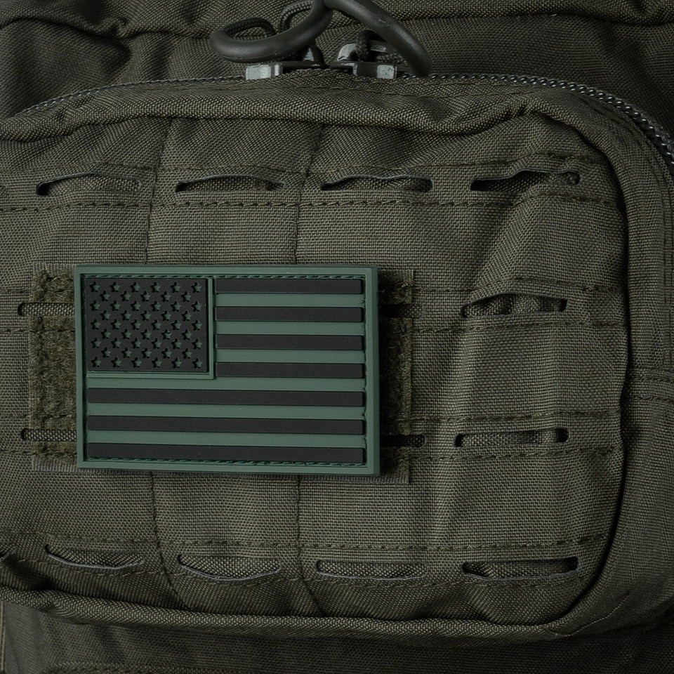 Embleem 3D PVC USA subdued #11181 - Afbeelding 2