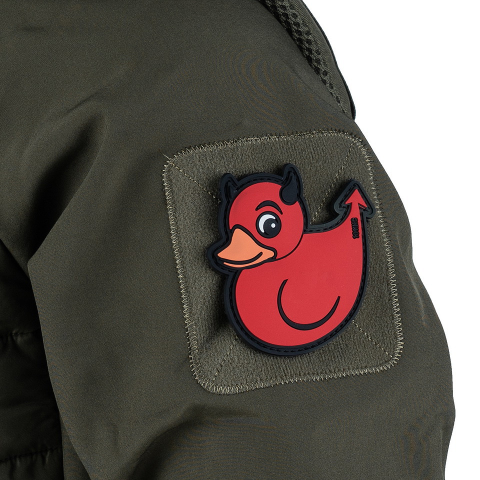 Embleem 3D PVC Devil Duck rood #10053 - Afbeelding 2