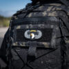 Embleem 3D PVC 101st Airborne zilveren wings #8078 - Thumbnail Image 2