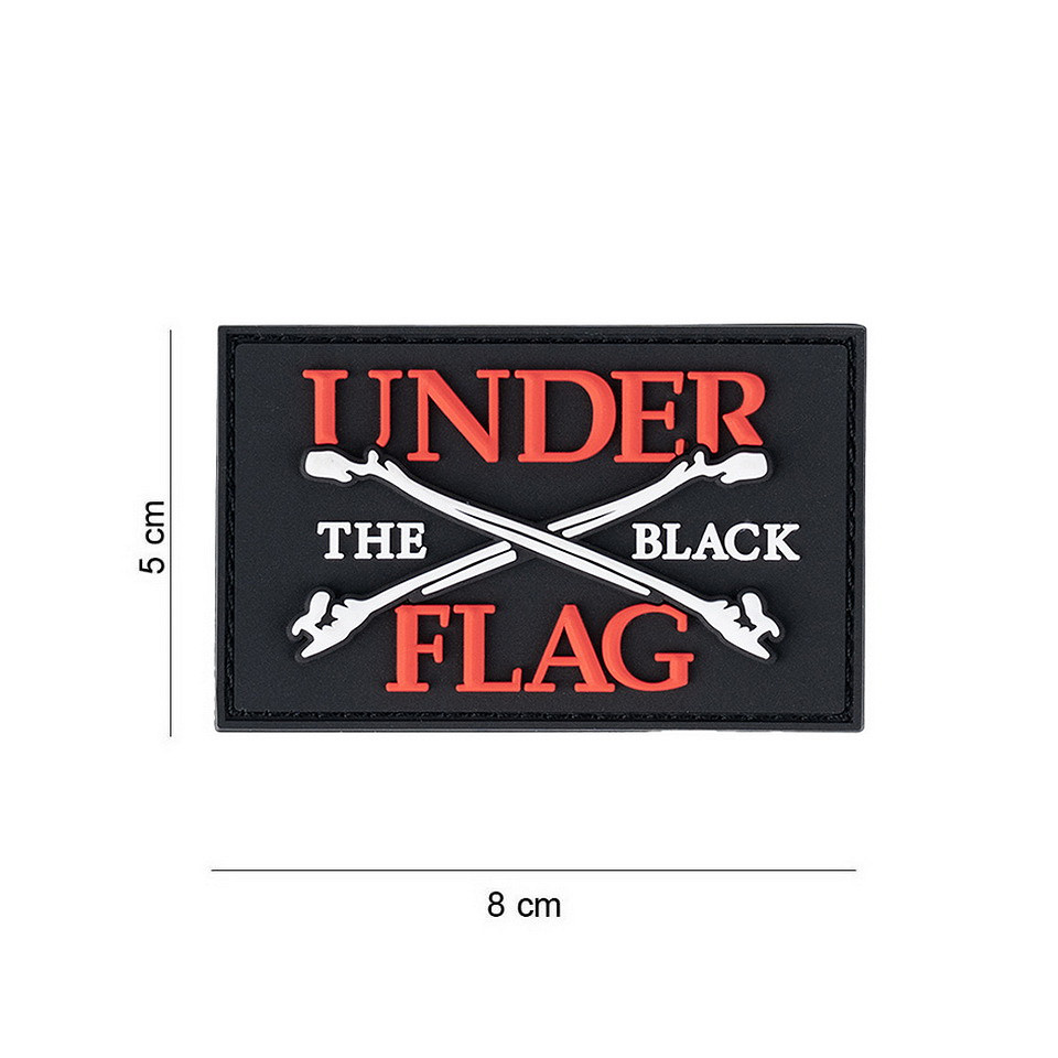 Embleem 3D PVC Under the flag bones #12067