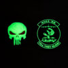 101 INC Embleem 3D PVC Punisher red eyes glow in the dark #8001 - Thumbnail Image 2