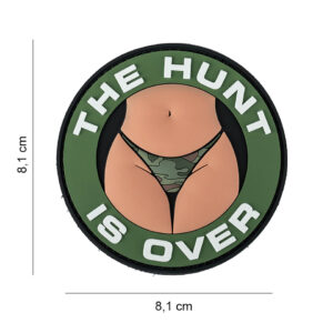 Embleem 3D PVC The hunt is over #16098