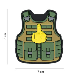 Embleem 3D PVC Tactical vest Fuck you #16017