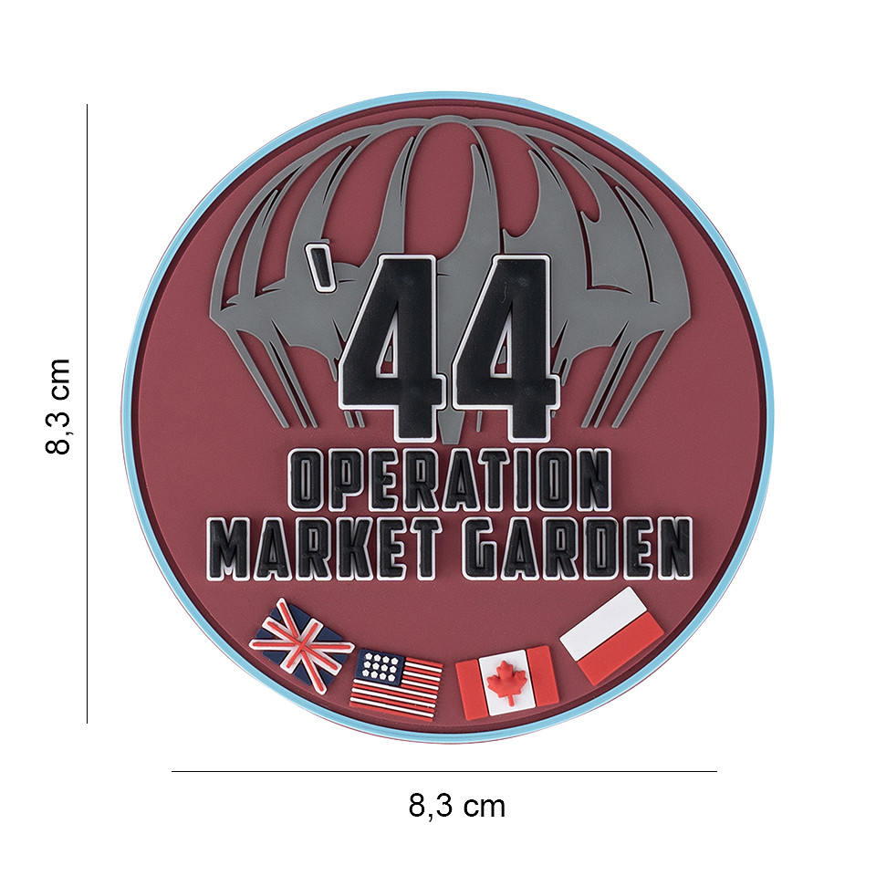 Embleem 3D PVC Market Garden '44 bordo #15041