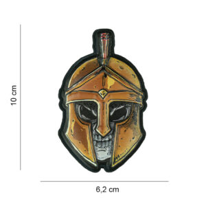 Embleem 3D UV Skull spartaan #8036