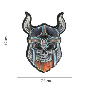 Embleem 3D UV Skull viking #8038