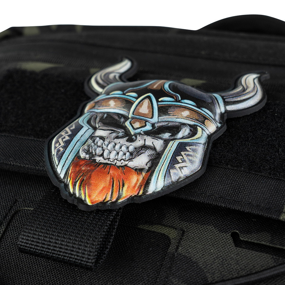 101 INC Embleem 3D UV Skull viking #8038 - Afbeelding 2