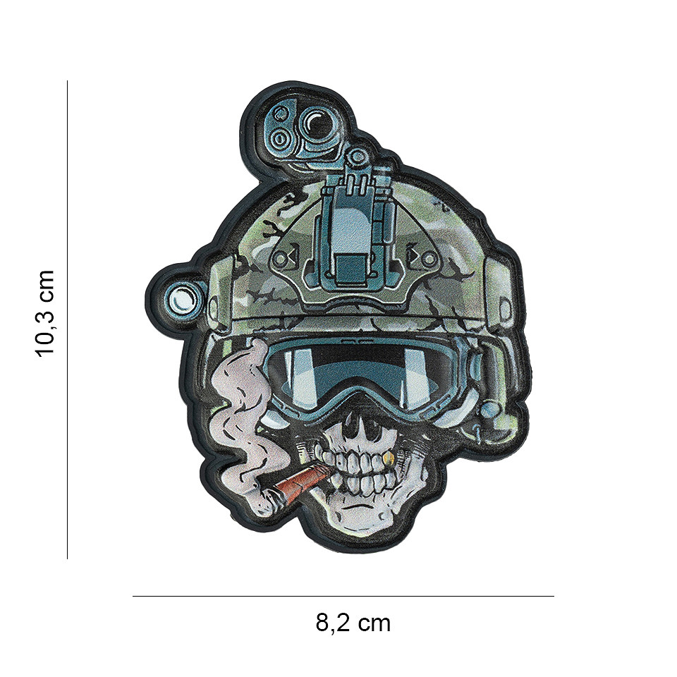 101 INC Embleem 3D UV Skull operator #8043 - Afbeelding 2