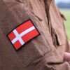 Embleem stof fijn geweven vlag Denemarken #7134 - Thumbnail Image 2