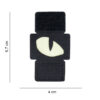 Laser Cut Embleem stof Cat Eyes molle zwart glow #3131 - Thumbnail Image 2