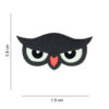 Laser Cut Embleem stof Owl Eyes glow in the dark #5026 - Thumbnail Image 2