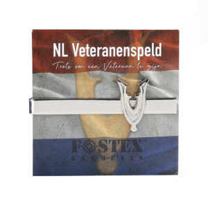 Dasspeld Veteranen zilver #7054
