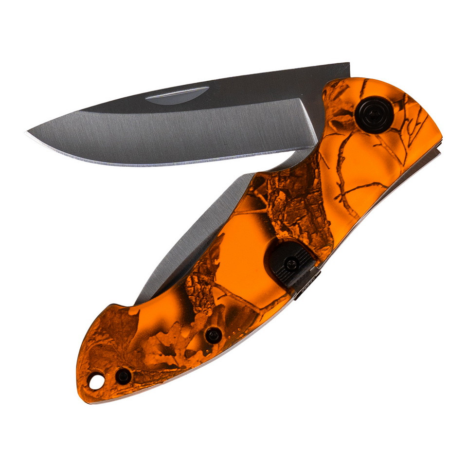 Fosco Industries Survival mes camo oranje - Afbeelding 5