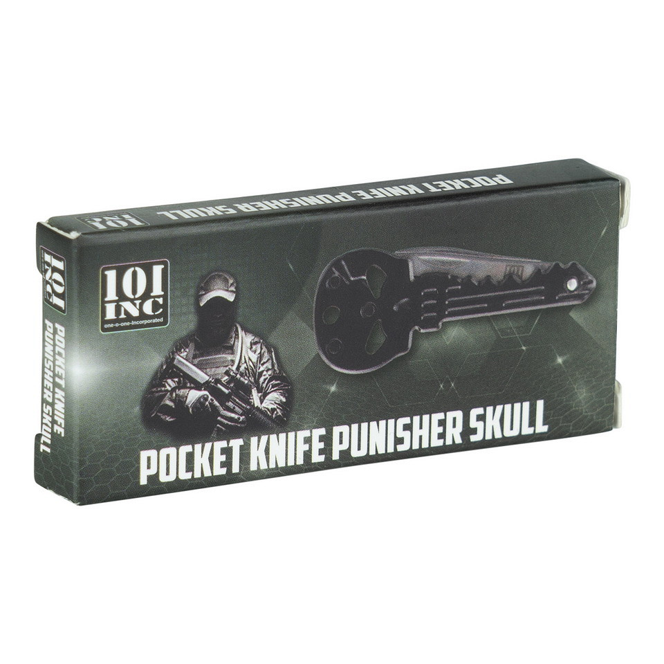 101 INC Zakmes punishment skull #9245 - Afbeelding 5