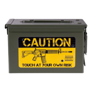 Munitiekist 50 Cal. - Caution Risk