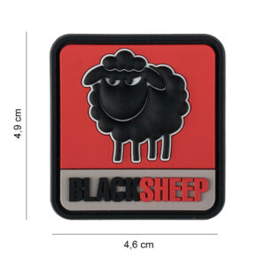 Embleem 3D PVC Black sheep #2071