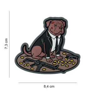 Embleem 3D PVC Pitbull #4116