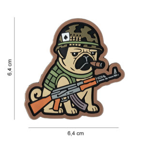 Embleem 3D PVC Tactical dog Vietnam ace #6114