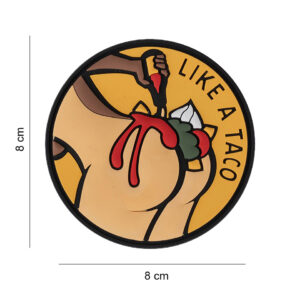 Embleem 3D PVC Like a Taco #6063