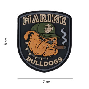 Embleem 3D PVC USMC Marine Bulldogs #6044