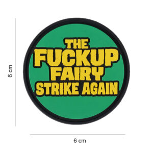 Embleem 3D PVC The Fuckup Fairy strike again #6083