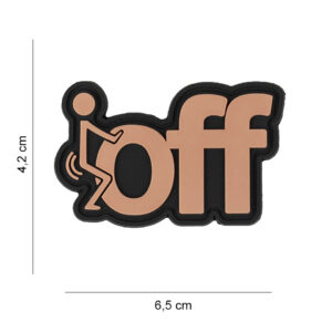 Embleem 3D PVC Fuck Off #5070