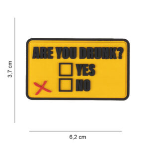 Embleem 3D PVC Are you drunk? #3069