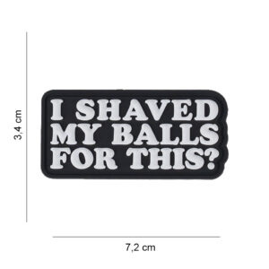 Embleem 3D PVC I shaved my ball for this ? #3072