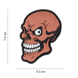 Embleem 3D PVC Shit Happens Skull #10114