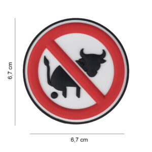 Embleem 3D PVC No Bullshit #4101