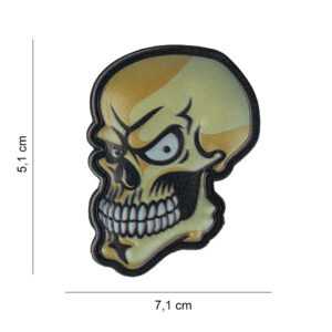 Embleem 3D UV Shit Happens Skull #9085