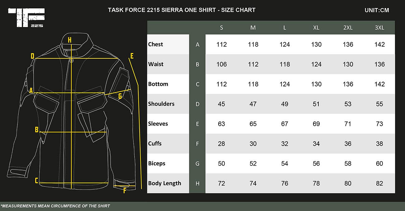 Task Force 2215 TF-2215 Sierra One Shirt - Afbeelding 5