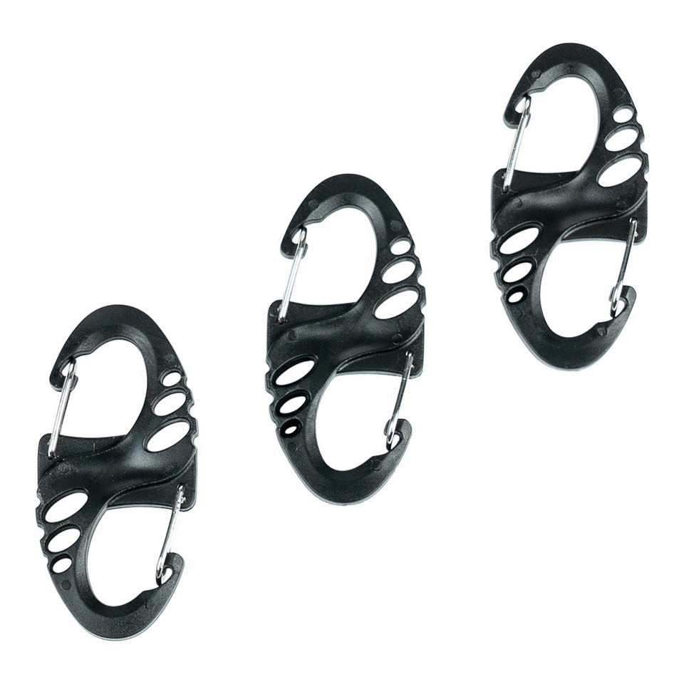 Fosco Industries Mini karabijnhaak set 3st. - Afbeelding 2