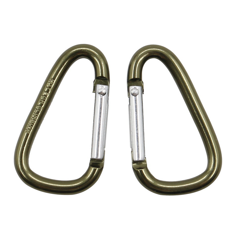 Karabijnhaken set 4 mm