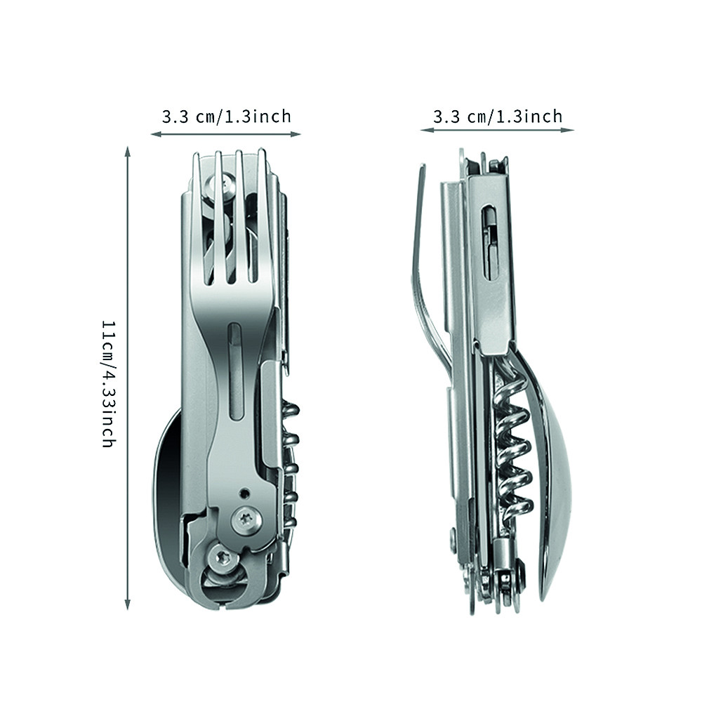 Fosco Industries Camping tool 6 in 1 - Afbeelding 3