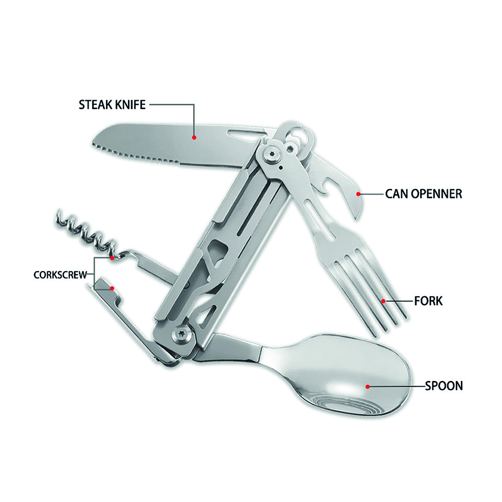 Camping tool 6 in 1
