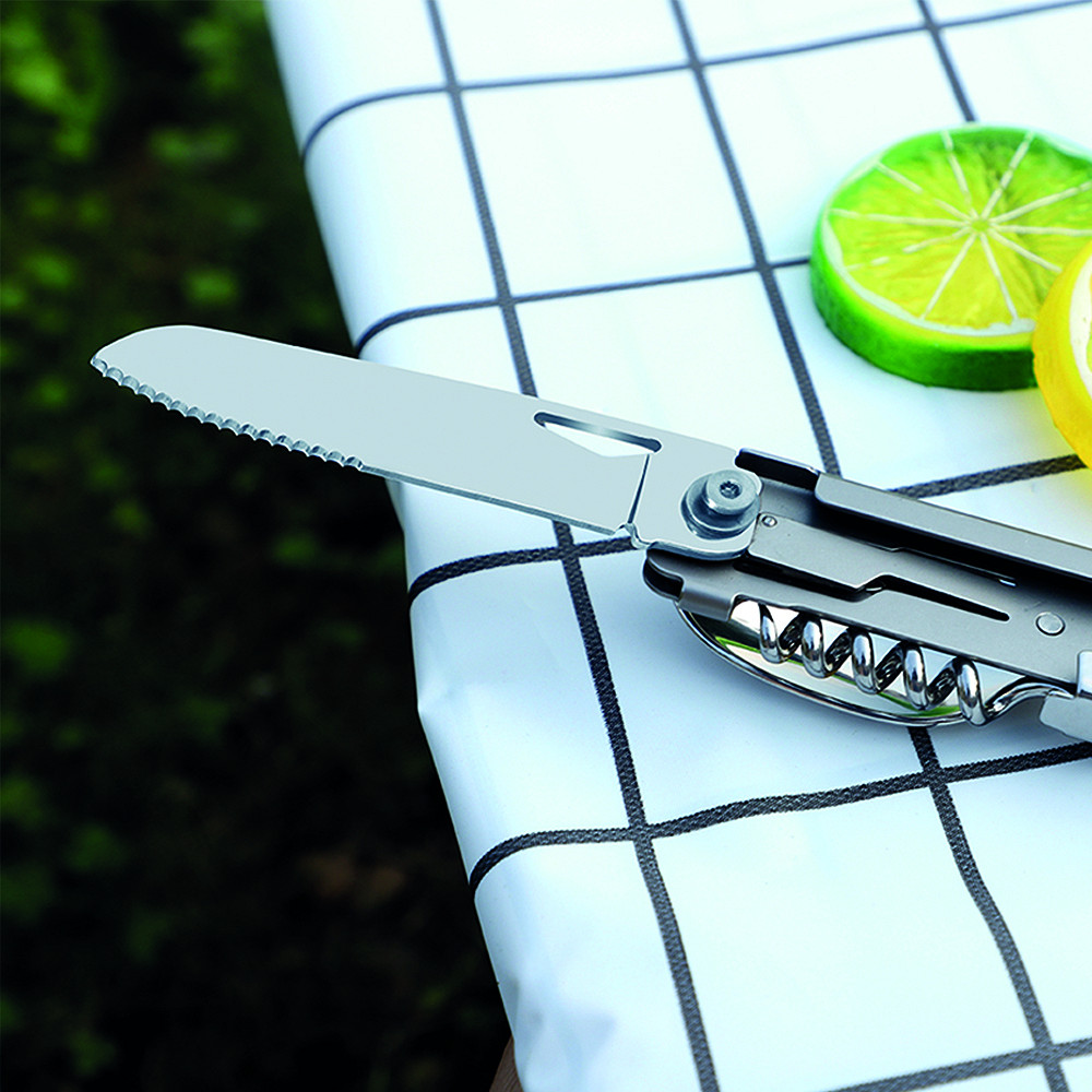 Fosco Industries Camping tool 6 in 1 - Afbeelding 2