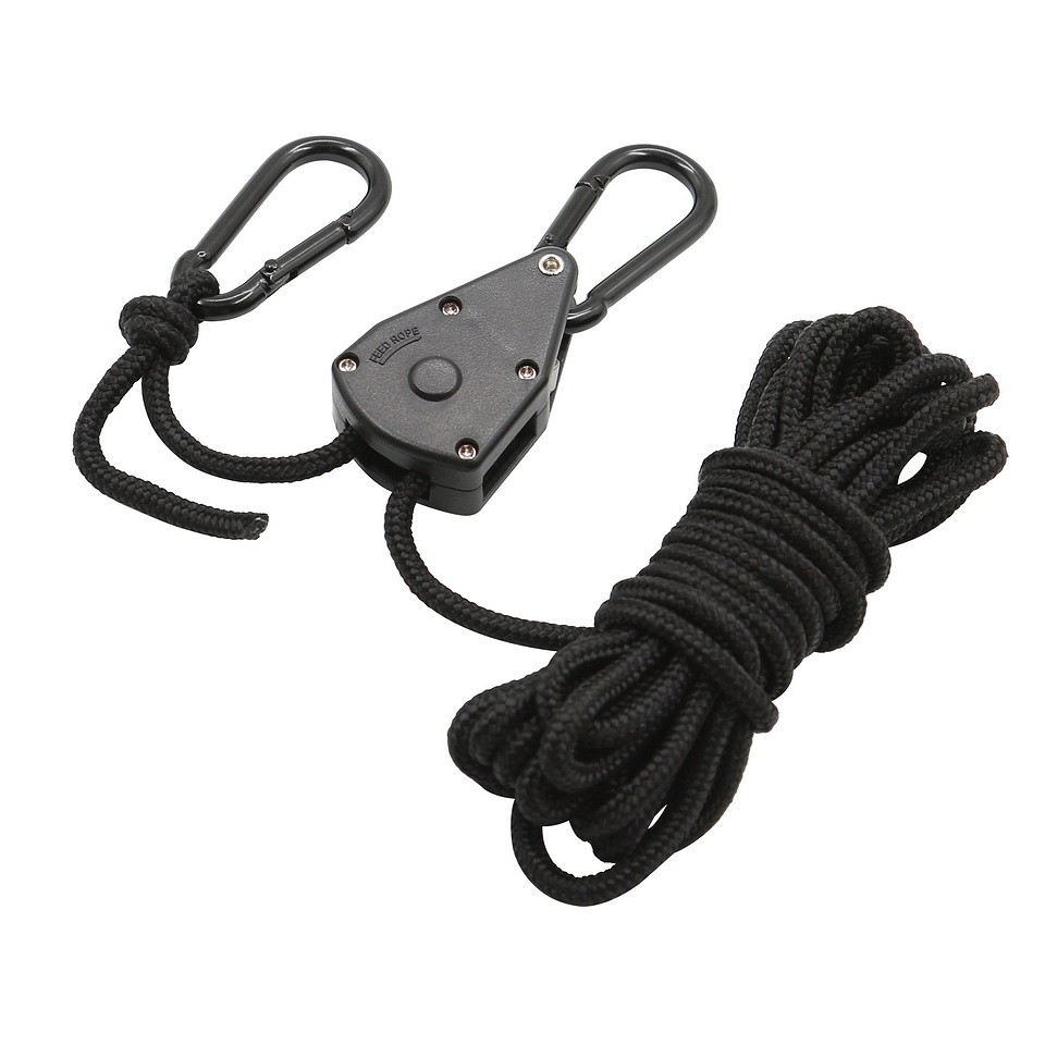 Fosco Industries Touwratel met karabijnhaken 4 meter 4 mm - Afbeelding 4