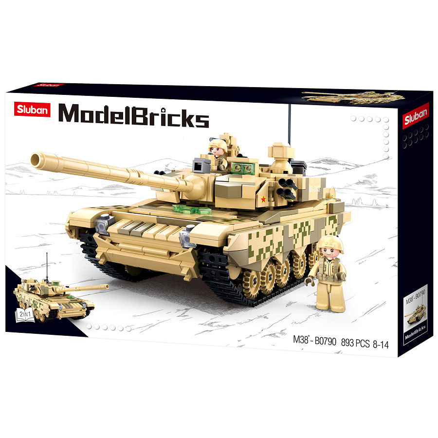 Sluban Sluban Main battle tank M38-B0790 #16163 - Afbeelding 4