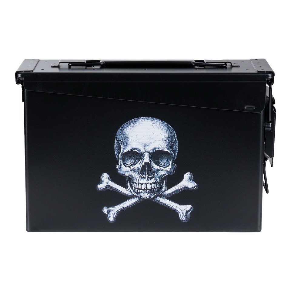 Fosco Industries Munitiekist 30 Cal. - Skull and Bones - Afbeelding 2