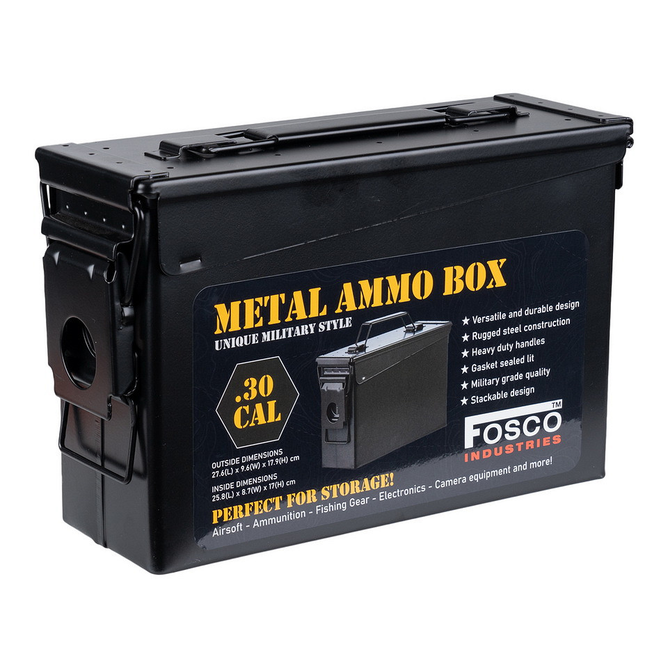 Fosco Industries Munitiekist 30 Cal. - Skull and Bones - Afbeelding 4