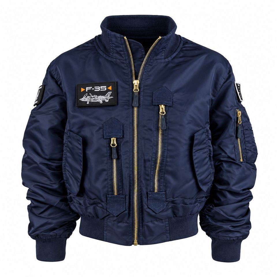 Fostex Garments Kinder F-35 Flight Jacket - Afbeelding 13