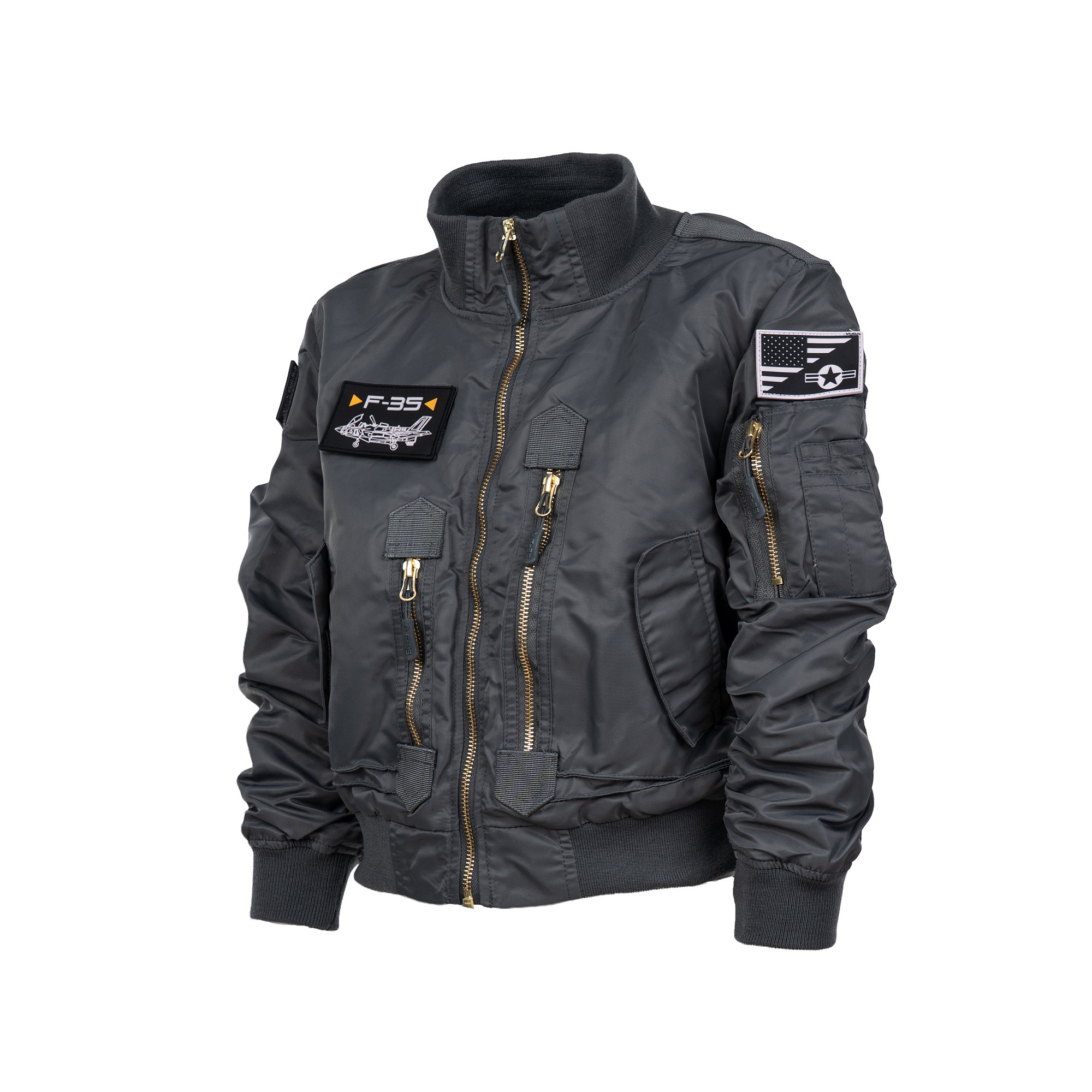 Fostex Garments Kinder F-35 Flight Jacket - Afbeelding 17