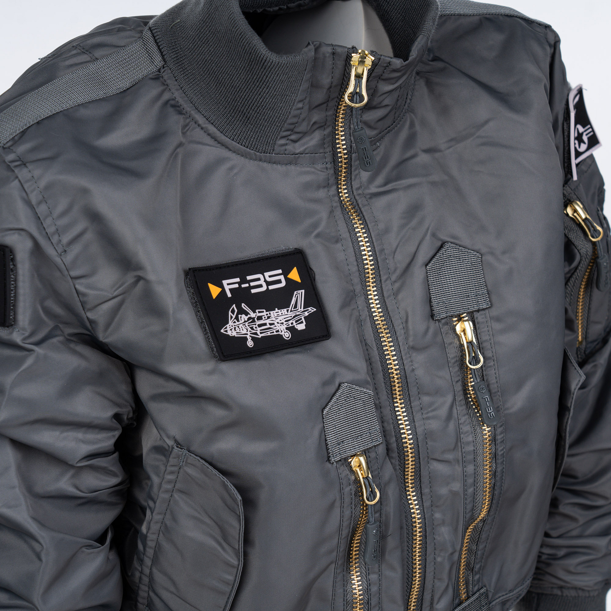 Fostex Garments Kinder F-35 Flight Jacket - Afbeelding 18
