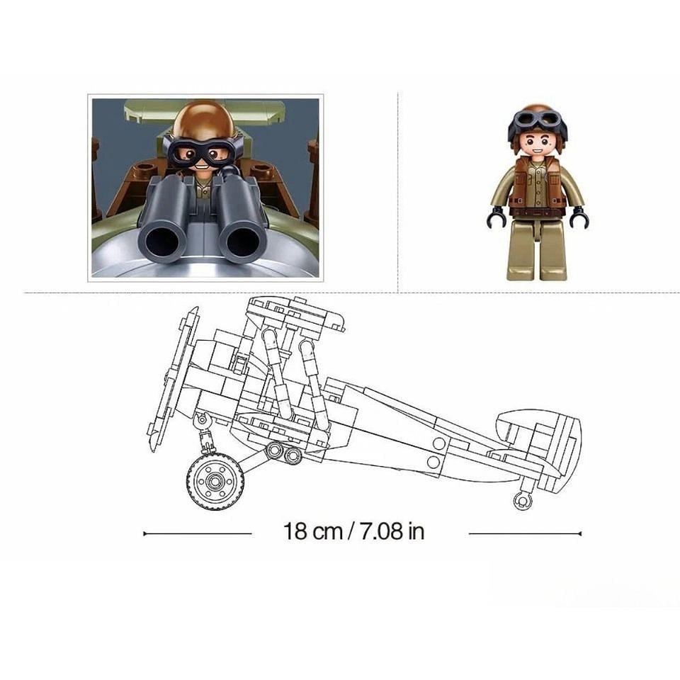 Sluban Sluban Sopwitch Camel S 1/35 M38-B1293 #16198 - Afbeelding 5